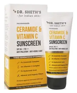 Dr. Sheth's Ceramide And Vitamin C Sunscreen SPF 50 PA+++