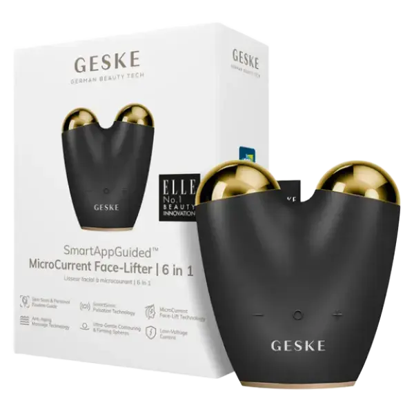 Geske Microcurrent Face-Lifter 6 In 1 Black