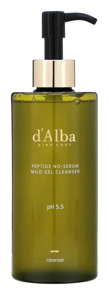 D'Alba Peptide No Sebum Mild Gel Cleanser
