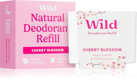 Wild Deodorant Refill Sensitive Cherry Blossom