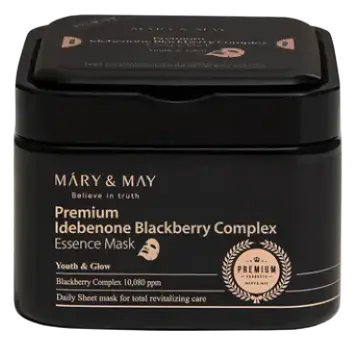 Mary & May Premium Idebenone Blackberry Complex Essence Mask
