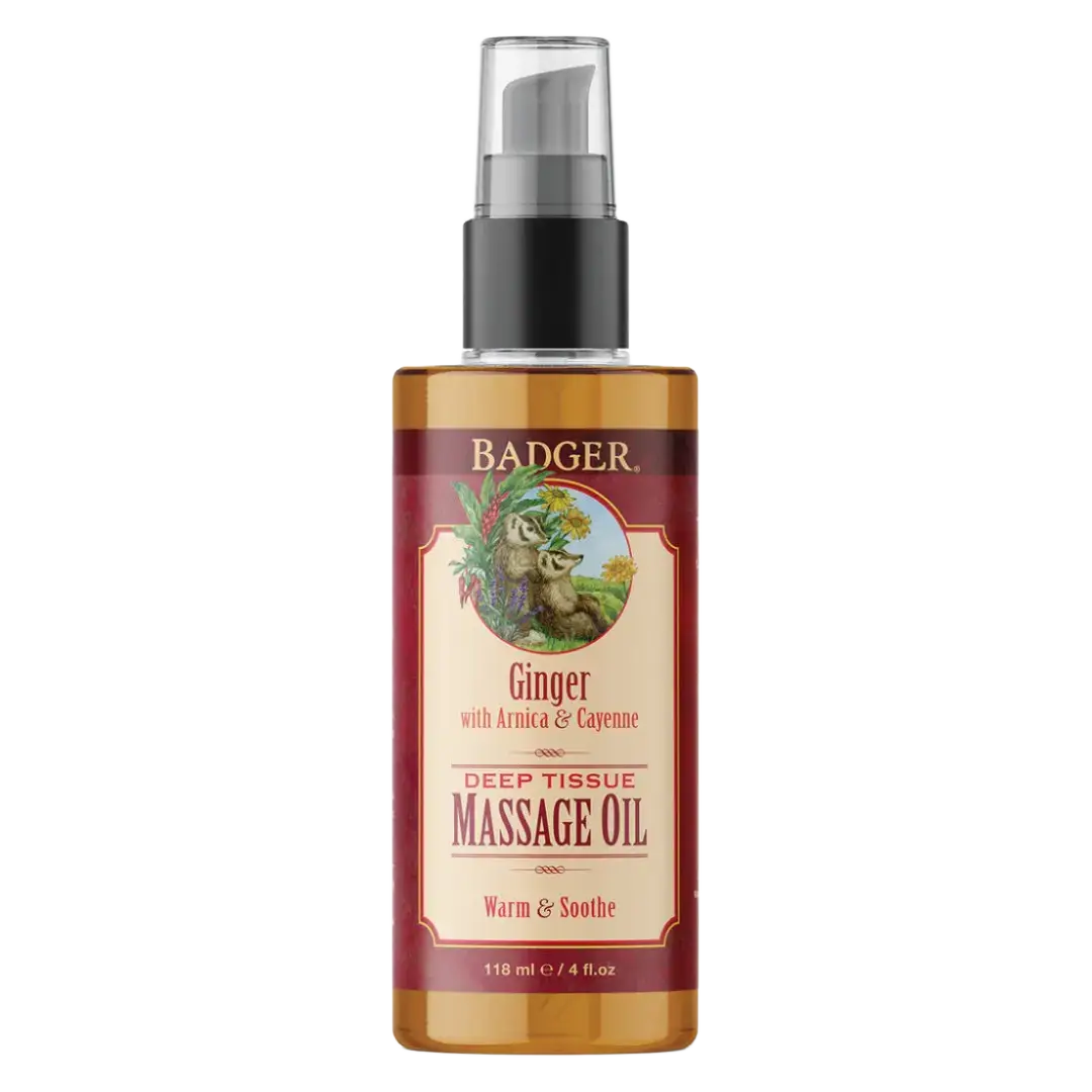 Badger Ginger Deep Tissue Massage Oil