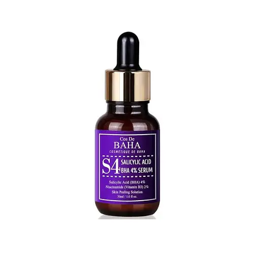 Cos De BAHA S4 Salicylic Acid 4% Exfoliating Facial Serum with Niacinamide