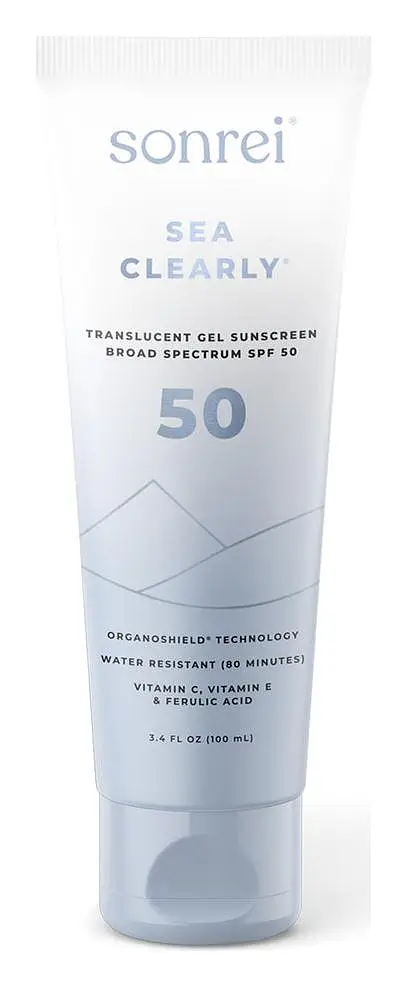 Sonrei Sea Clearly SPF 50 Clear Gel Organoshield Sunscreen