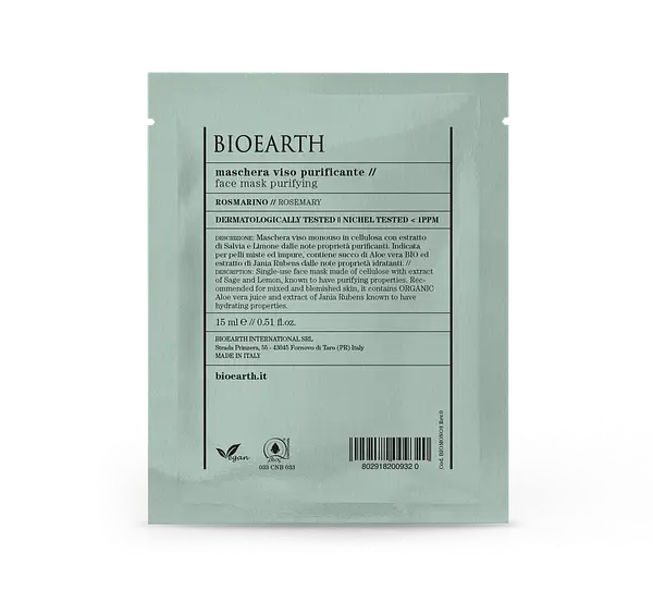 Bioearth Maschera Viso Purificante
