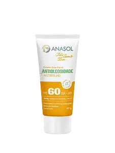 Anasol Protetor Solar Facial Antioleosidade Antibrilho SPF 60