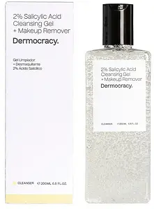 Dermocracy Gel Limpiador + Desmaquillante 2% Ácido Salicílico