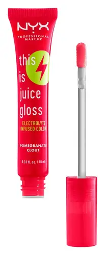 NYX Cosmetics This is Juice Gloss Hydrating Lip Gloss Pomegranate Clout