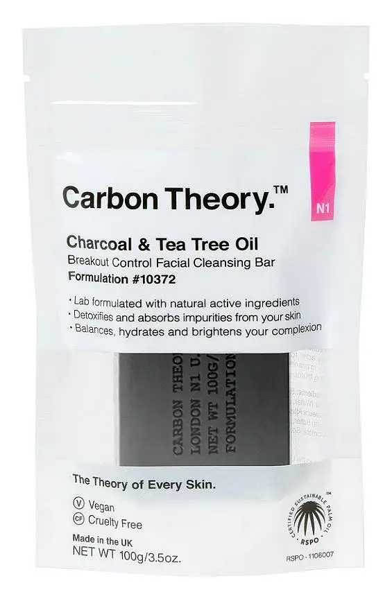 Carbon Theory Charcoal & Tea Tree Oil Cleansing Bar