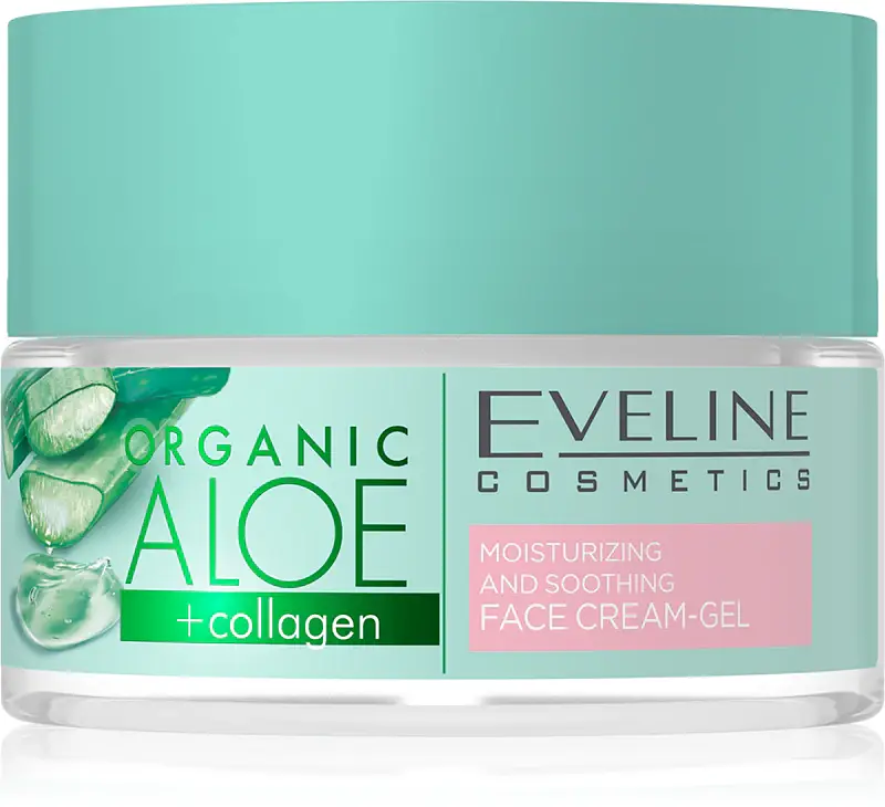 Eveline Organic Aloe+Collagen Face Cream Gel