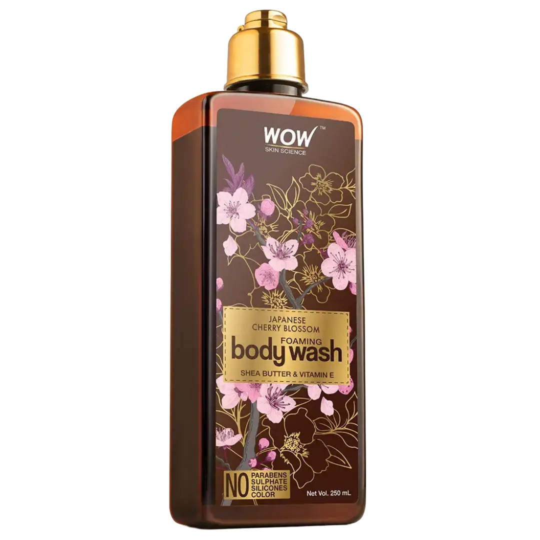 Wow Skin Science Japanese Cherry Blossom Foaming Body Wash