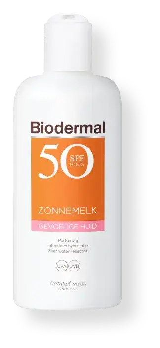 Biodermal Zonnemelk Gevoelige Huid SPF 50