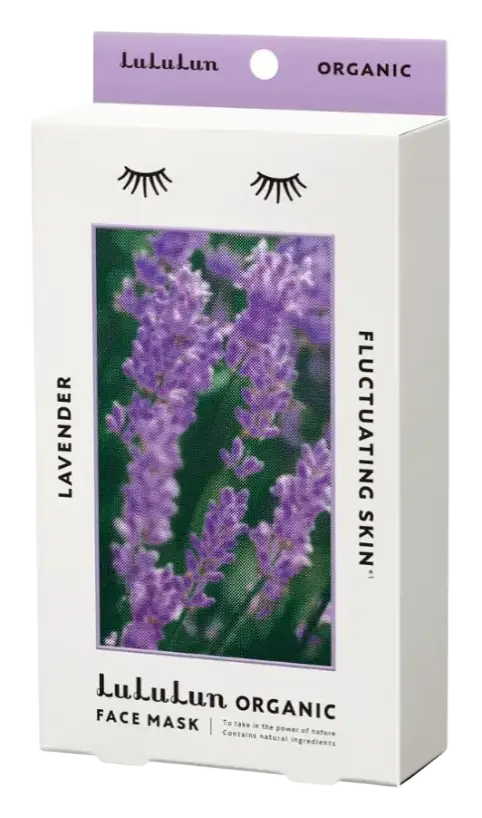 Lululun Organic Sheet Mask Lavender For Fluctuating Skin