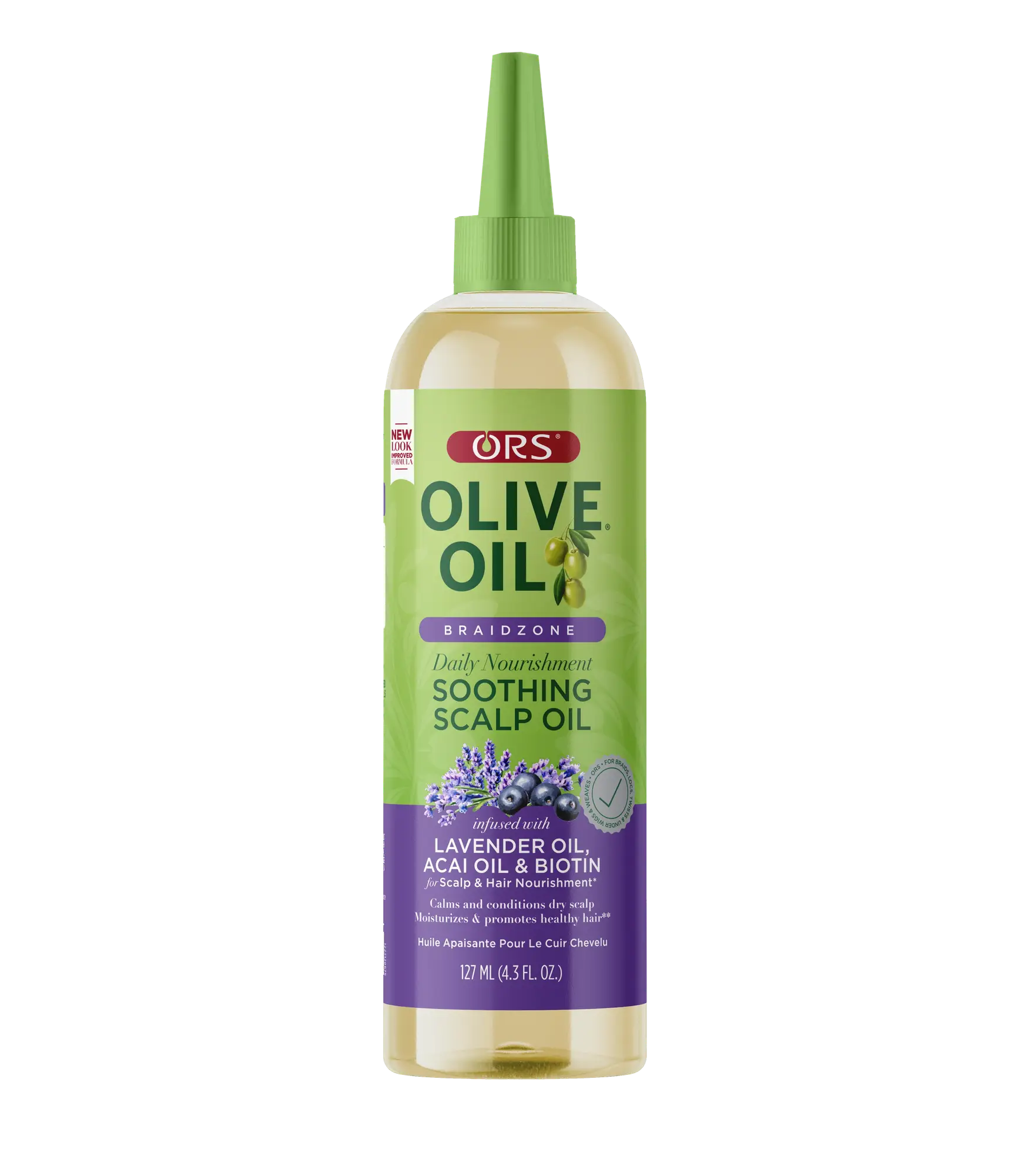 ORS Hair Care Olive Oil Braidzone Daily Nourishment Soothing Scalp Oil