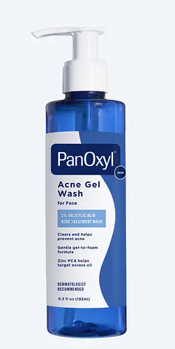 Panoxyl Acne Gel Wash for Face with Salicylic Acid