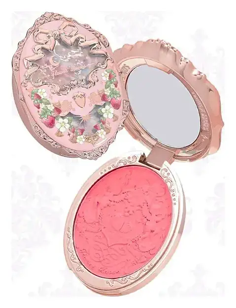 Flower Knows Violet Strawberry Rococo Embossed Blush Romantic Blossom