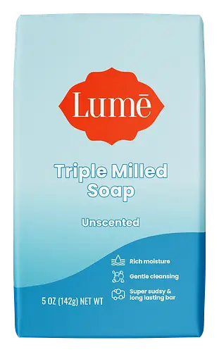Lume Triple Milled Soap Bar Unscented
