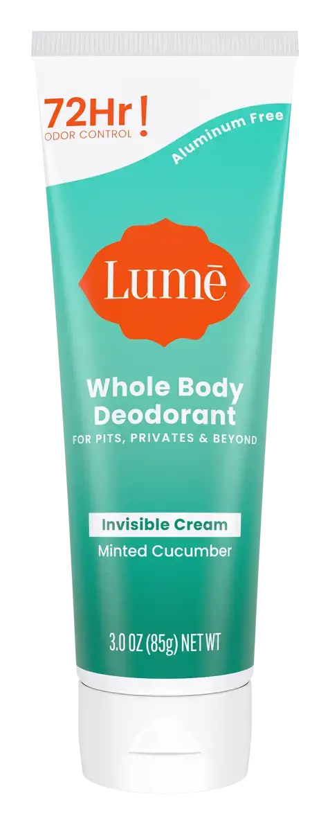 Lume Whole Body Deodorant Invisible Cream Minted Cucumber