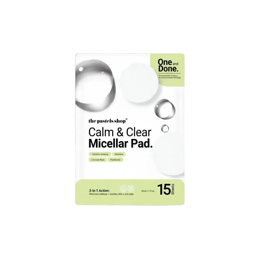 The Pastels Shop Calm & Clear Micellar Pad