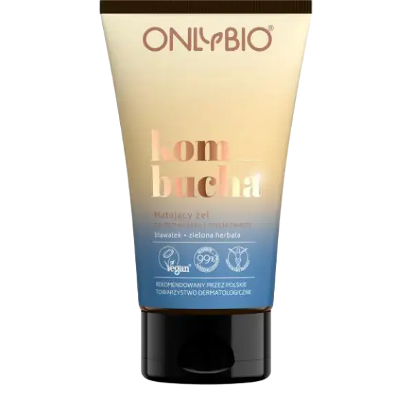 OnlyBio Kombucha Mattifying Gel Make-Up Removal And Face Wash