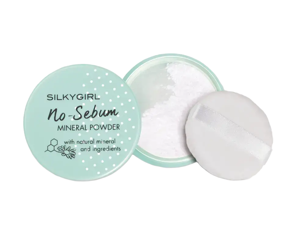 Silkygirl No-Sebum Mineral Powder White