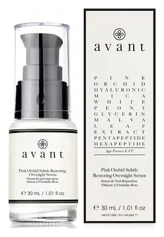 Avant Skincare Pink Orchid Subtle Restoring Overnight Serum