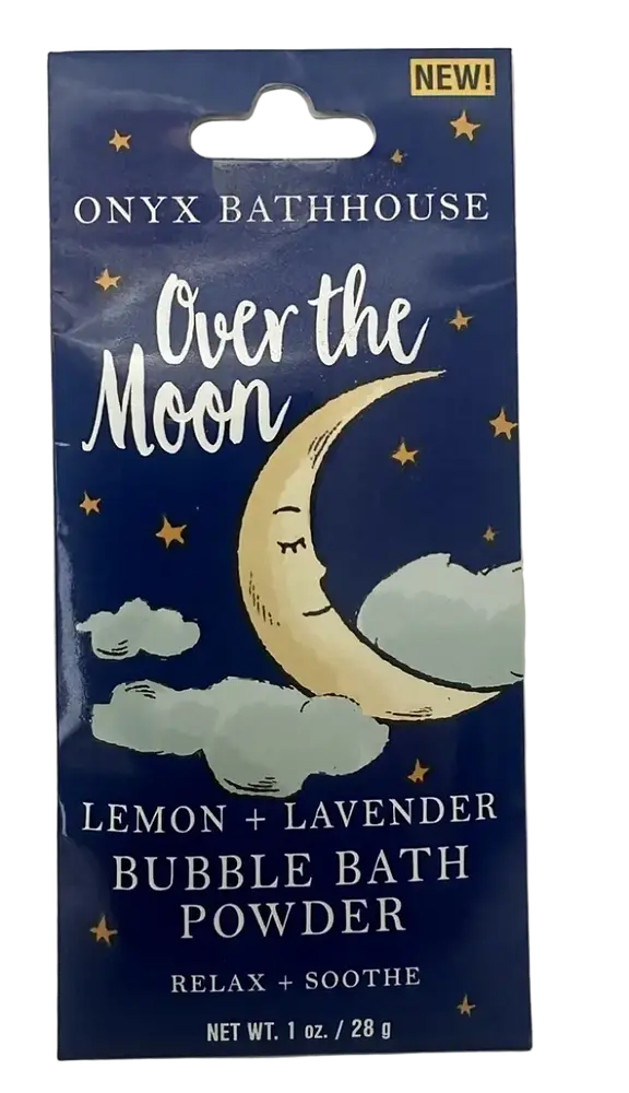Onyx Professional Bubble Bath Powder Over The Moon (Lemon + Lavender)
