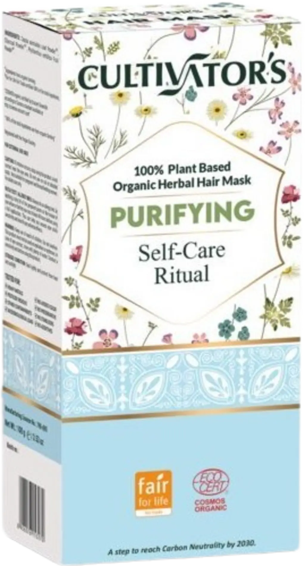 Cultivator's Organic Herbal Hair Mask Powder Purifying