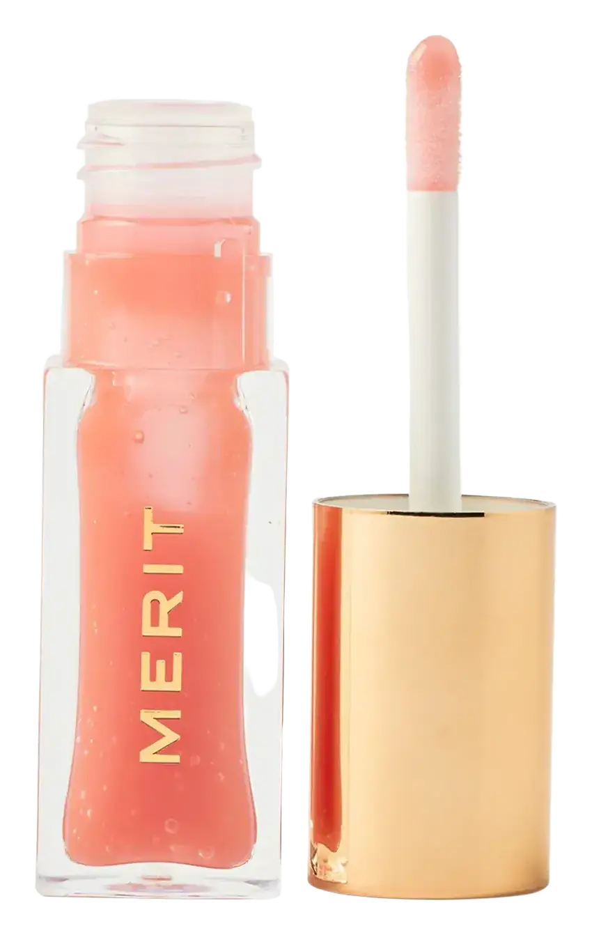 Merit Beauty Shade Slick Gelée Sheer Tinted Lip Oil Jete