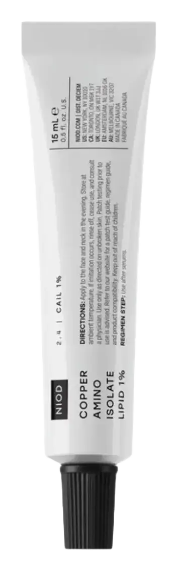 Niod Copper Amino Isolate Lipid 1% (CAIL)