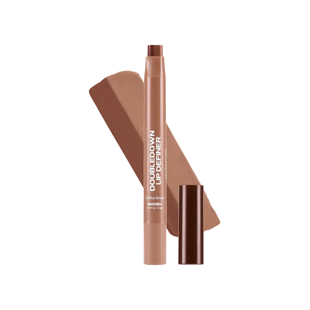Sacheu Beauty DoubleDown Lip Definer 04 Coffee Break