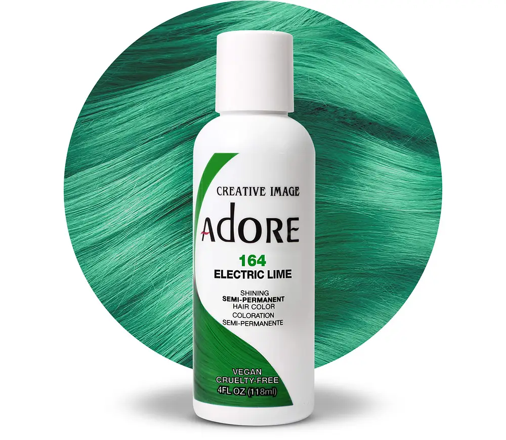 Adore Semi Permanent Hair Color 164 Electric Lime