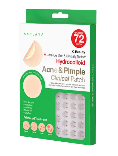 Saplaya Hydrocolloid Acne & Pimple Clinical Patch