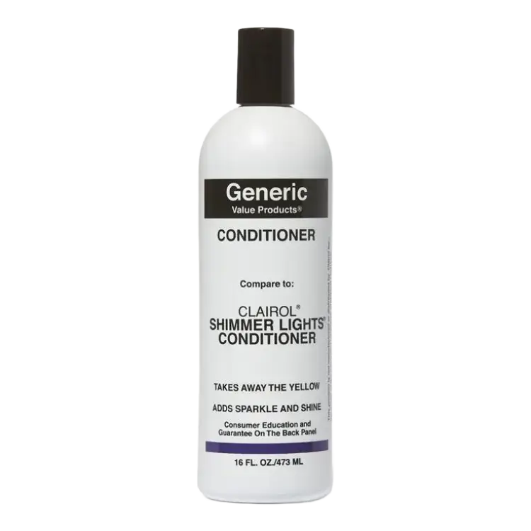 Generic Value Products Purple Conditioner Compare To Clairol Shimmer Lights Conditioner
