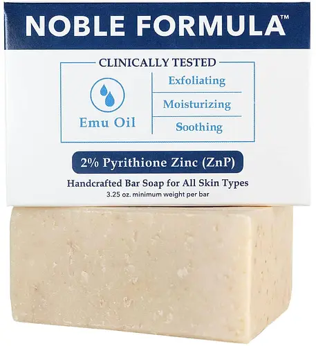 Noble Formula 2% Pyrithione Zinc (ZnP) Bar Soap Emu Oil