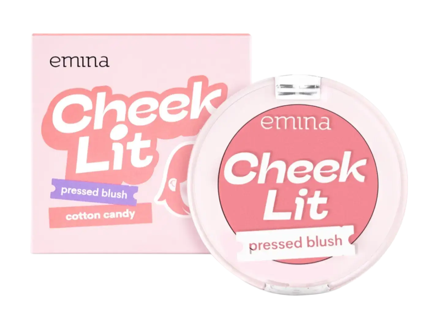 Emina Cheek Lit Pressed Blush Cotton Candy
