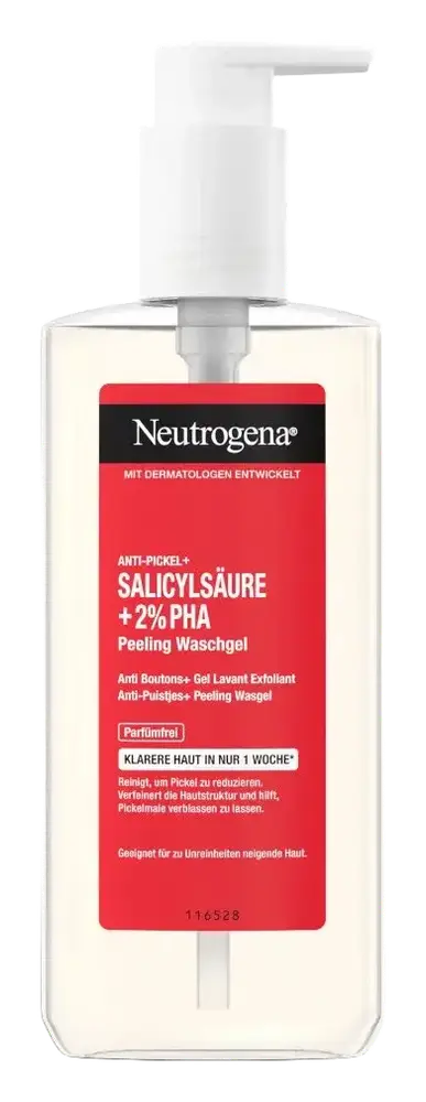 Neutrogena Salicylic Acid + 2% PHA Peeling Wash Gel Germany