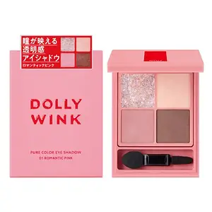 Dolly Wink Pure Color Eyeshadow 01 Romantic Pink