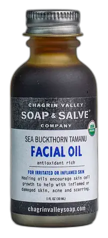 Chagrin Valley Soap & Salve Facial Oil: Sea Buckthorn Tamanu
