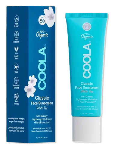 COOLA Classic Face Sunscreen SPF 50 White Tea