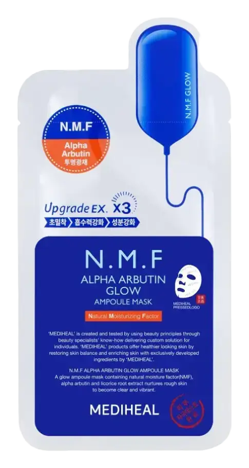 Mediheal N.M.F Alpha Arbutin Glow Ampoule Mask