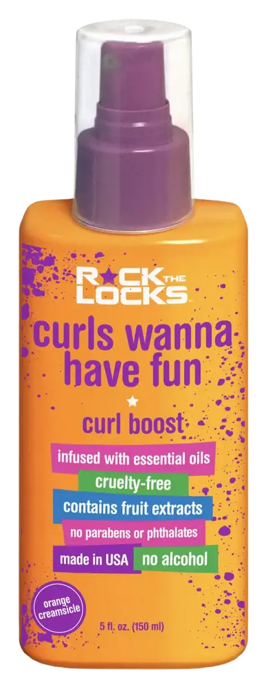 Rock The Locks Curls Wanna Have Fun Curl Boost Orange Creamsicle