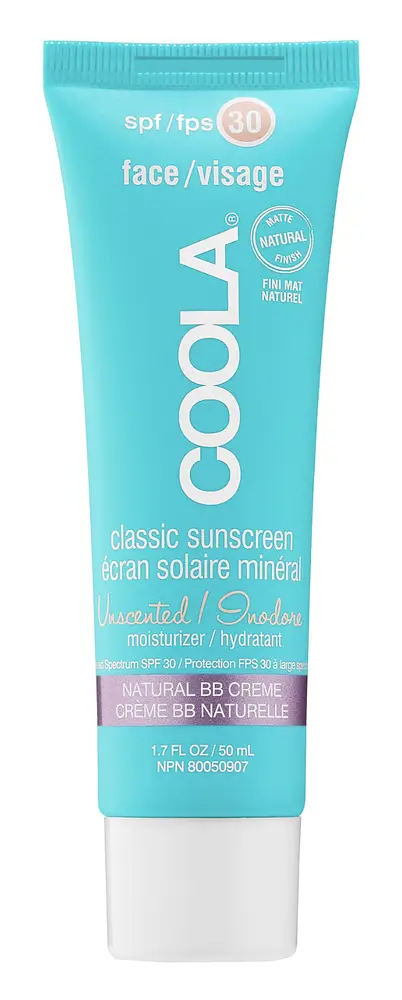 COOLA Face Mineral Sunscreen SPF 30 Matte Tint Natural Beige