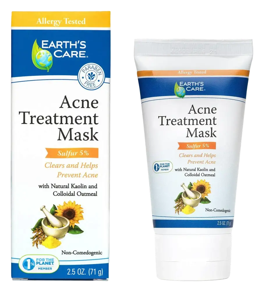 Earth's Care Acne Treatment Mask Sulphur 5%