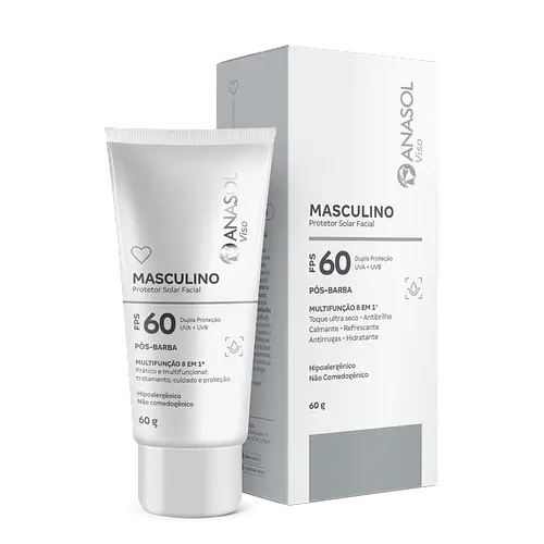 Anasol Protetor Solar Facial Masculino SPF 60