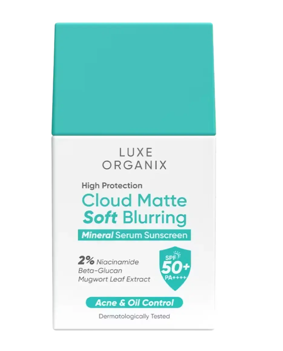 Luxe Organix High Protection Cloud Matte Soft Blurring Mineral Serum Sunscreen SPF 50+ PA++++
