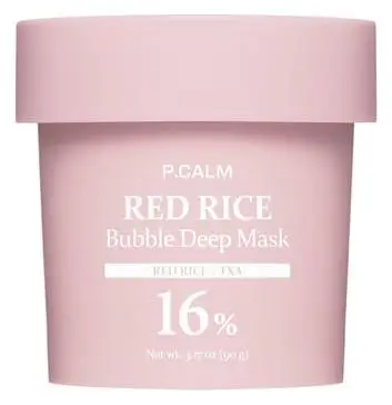 P.Calm Red Rice Bubble Deep Mask