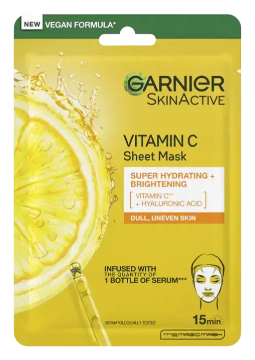 Garnier Brightening & Super Hydrating Vitamin C Sheet Mask