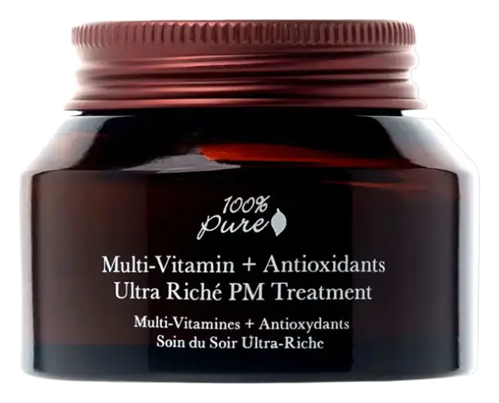 100% Pure Multi-Vitamin + Antioxidants Ultra Riché PM Treatment