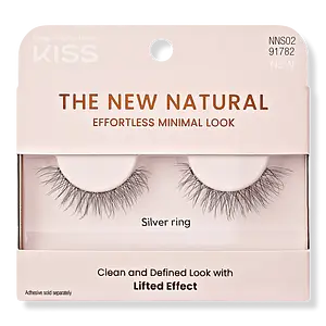 Kiss The New Natural False Eyelashes Silver Ring
